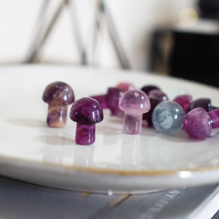 Fluorite mini Mushroom