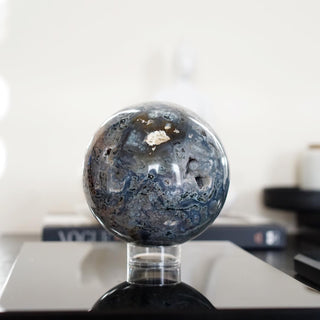 Bluish Ocean Jasper sphere