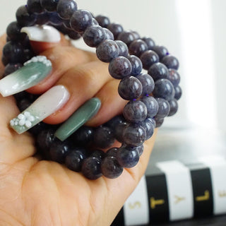 Iolite Sunstone Beads Bracelet