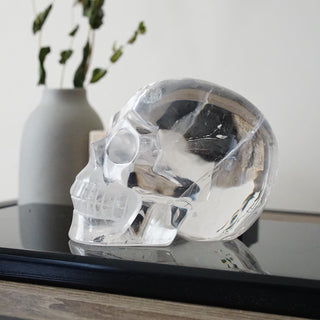 High quality Natural Clear Quartz Skull